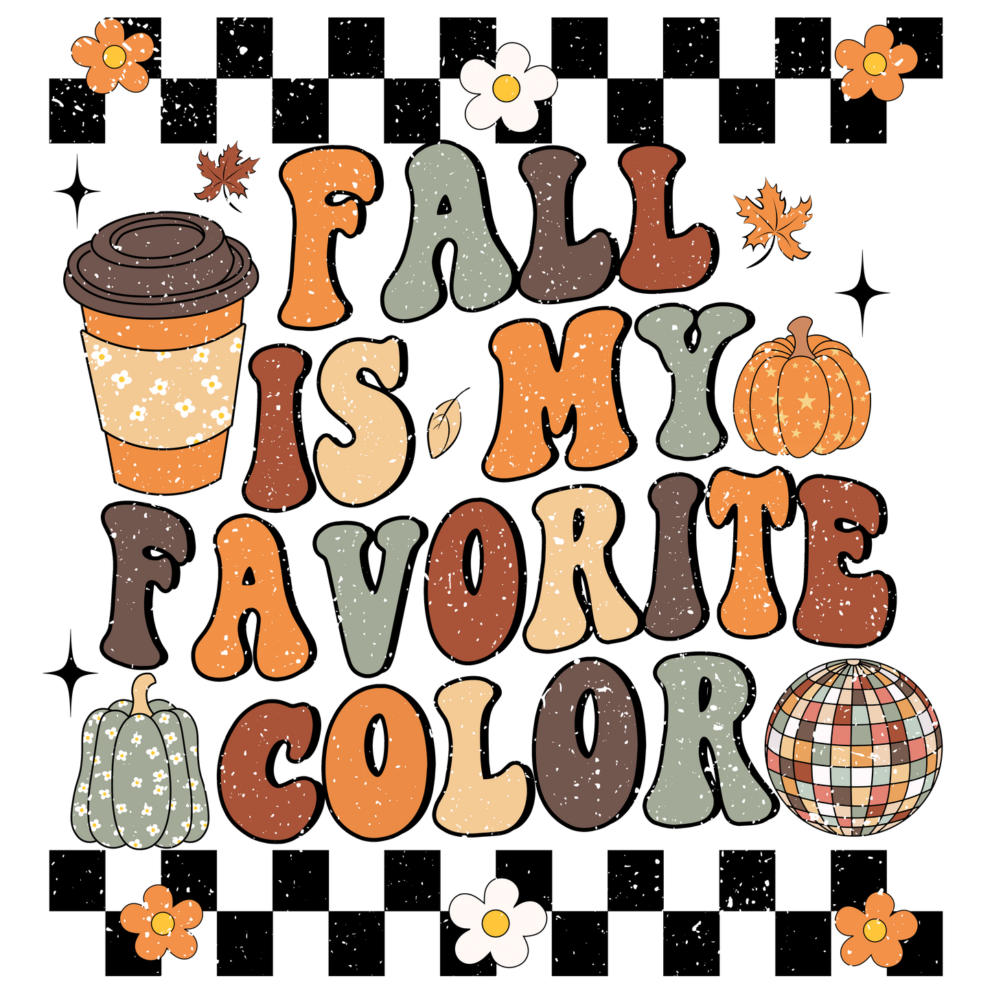 Fall is my favorite color Transfer