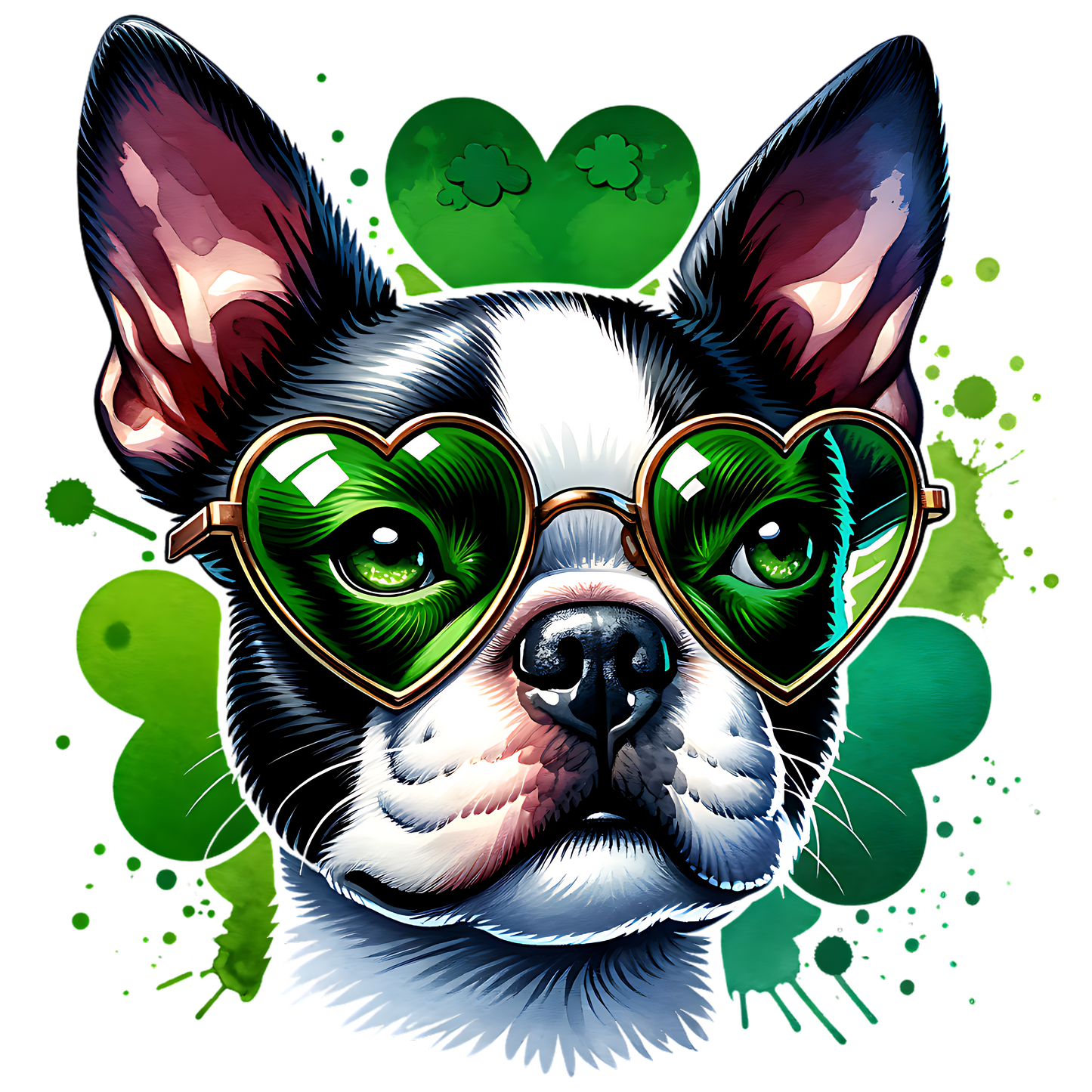 Boston Terrier Transfer