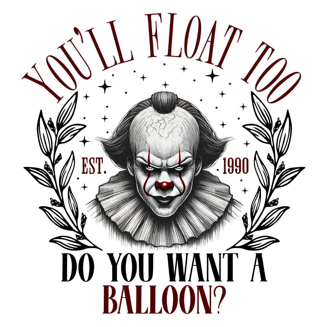 Halloween clown Transfer