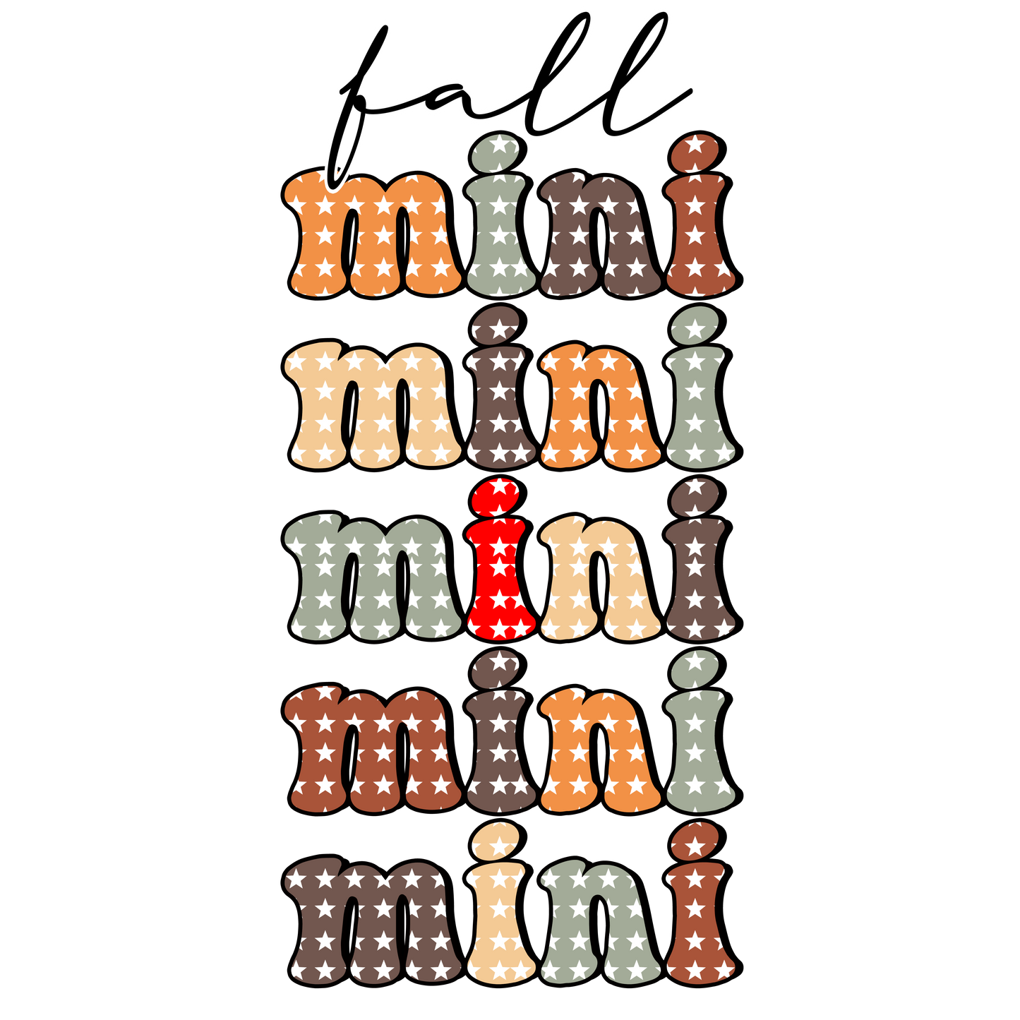 Fall mini Transfer