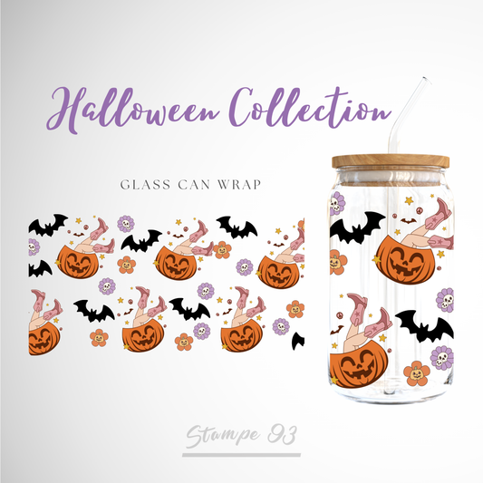 Howdy Pumpkin Boot Wrap UV DTF Stickers