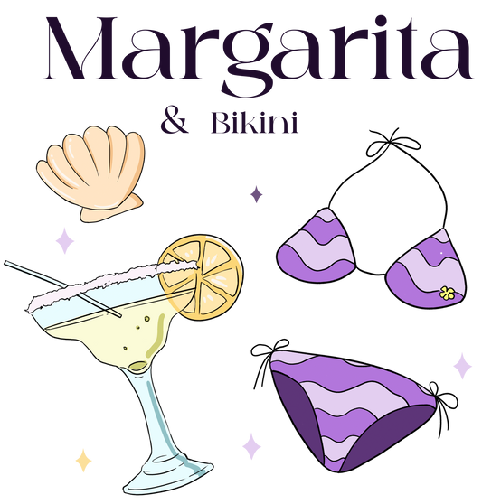 Margarita & bikini Transfer
