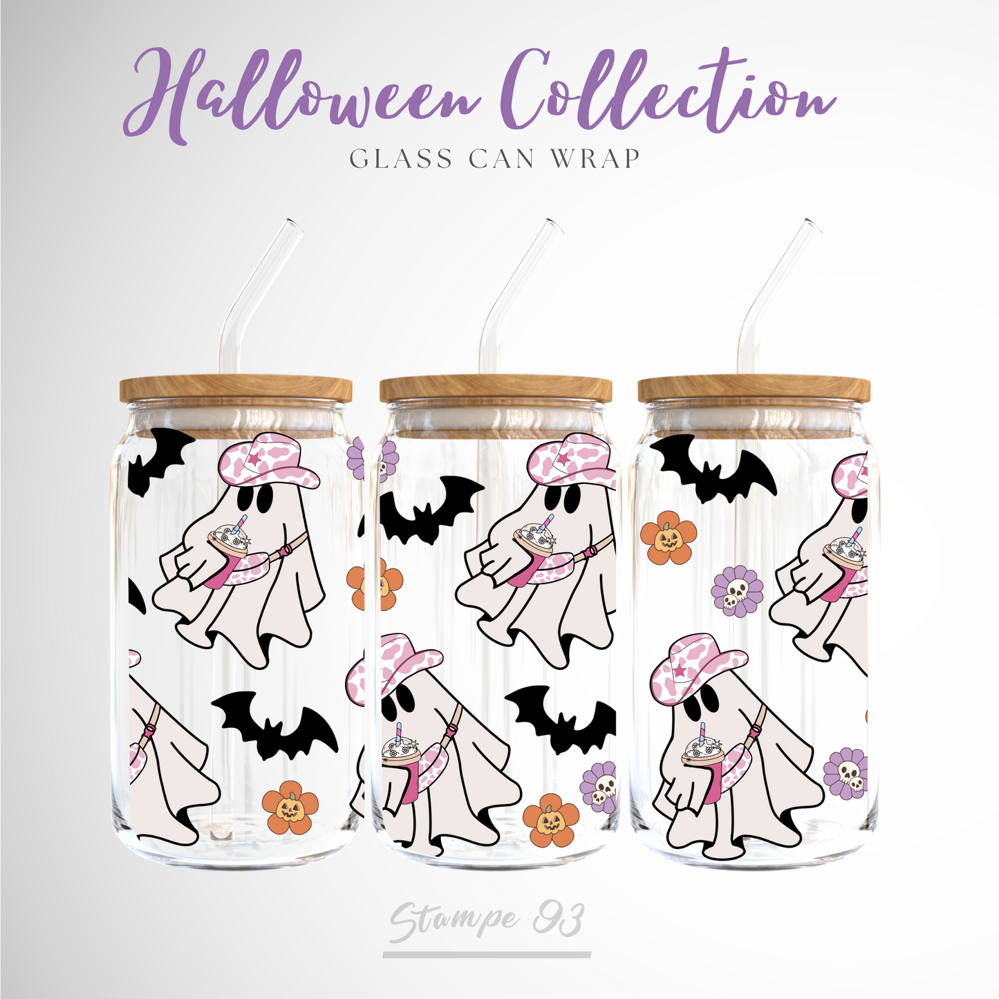 Boojee Cowgirl Halloween Wrap UV DTF Sticker