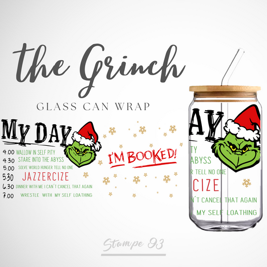 The Grinch Wrap UV DTF Sticker