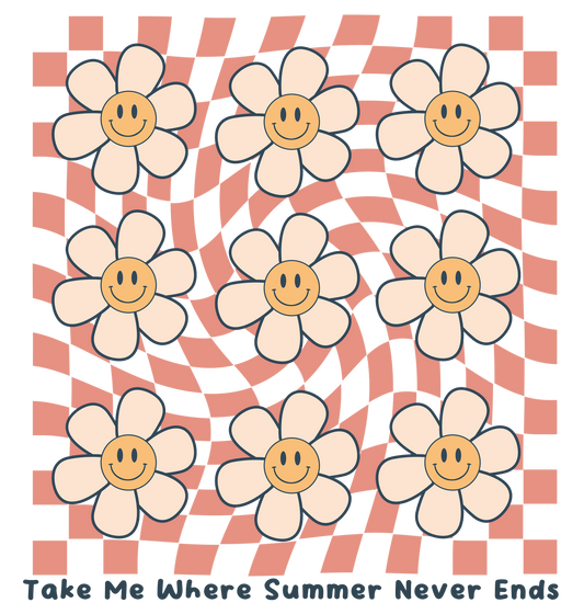 Summer Flowers Transfer