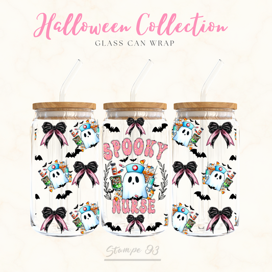 Spooky Nurse Wrap UV DTF Stickers
