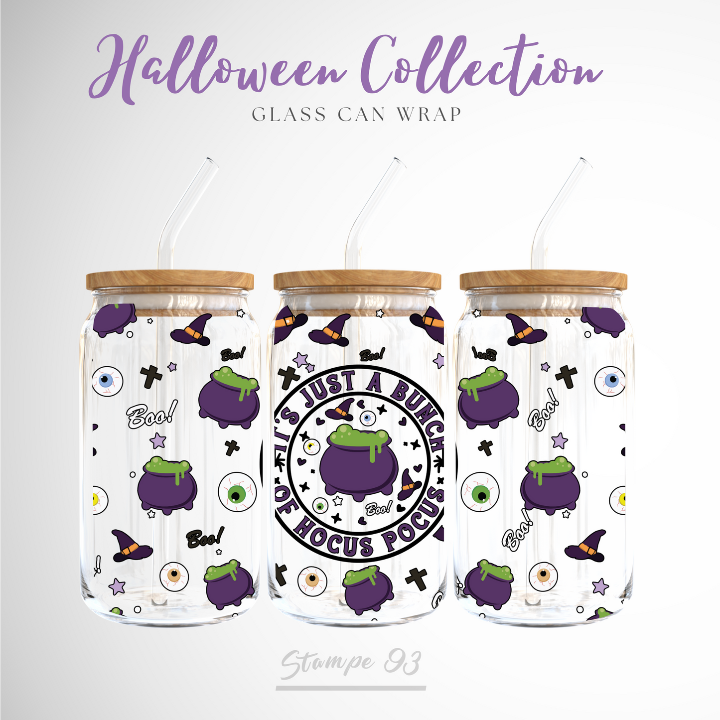 Bunch of Hocus Pocus Wrap UV DTF Stickers