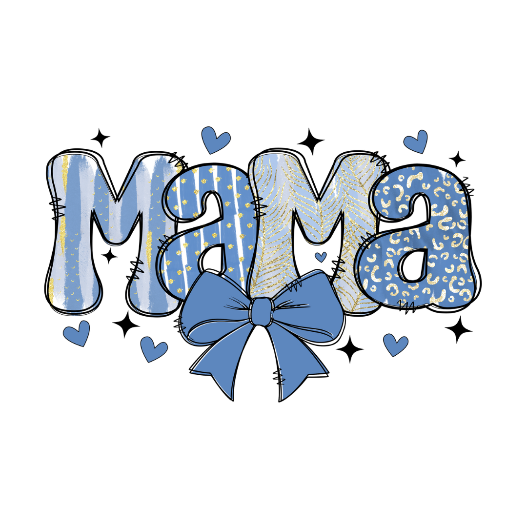 Mama Coquette blue   Transfer