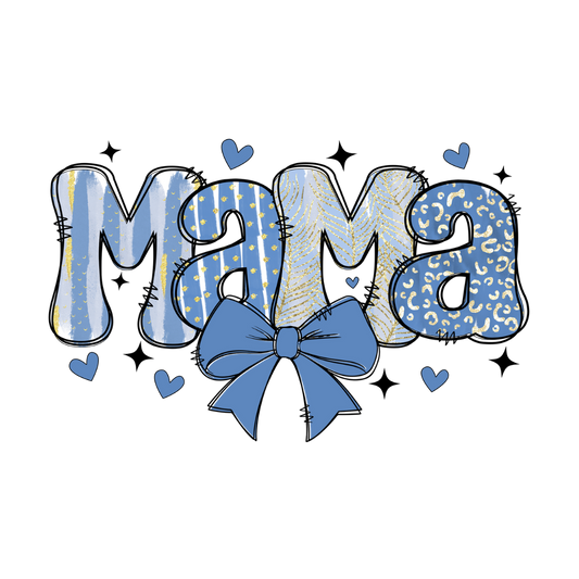 Mama Coquette blue   Transfer