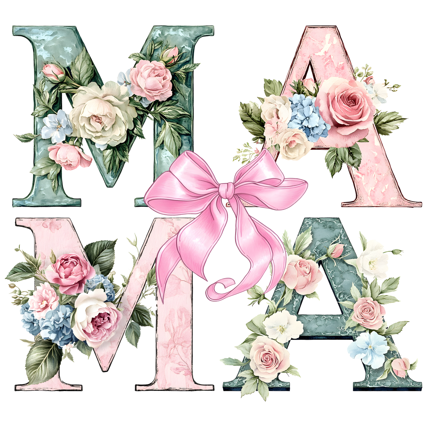 Mama Flowers Transfer