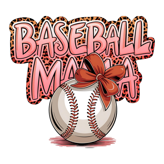 Baseball Mama Coquette Transfer