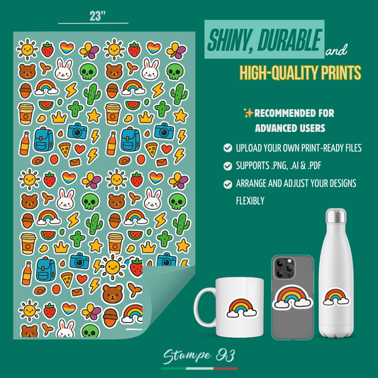 Upload Your UV DTF Sticker Gang Sheet