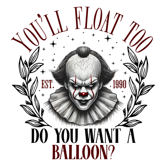 Halloween clown Transfer
