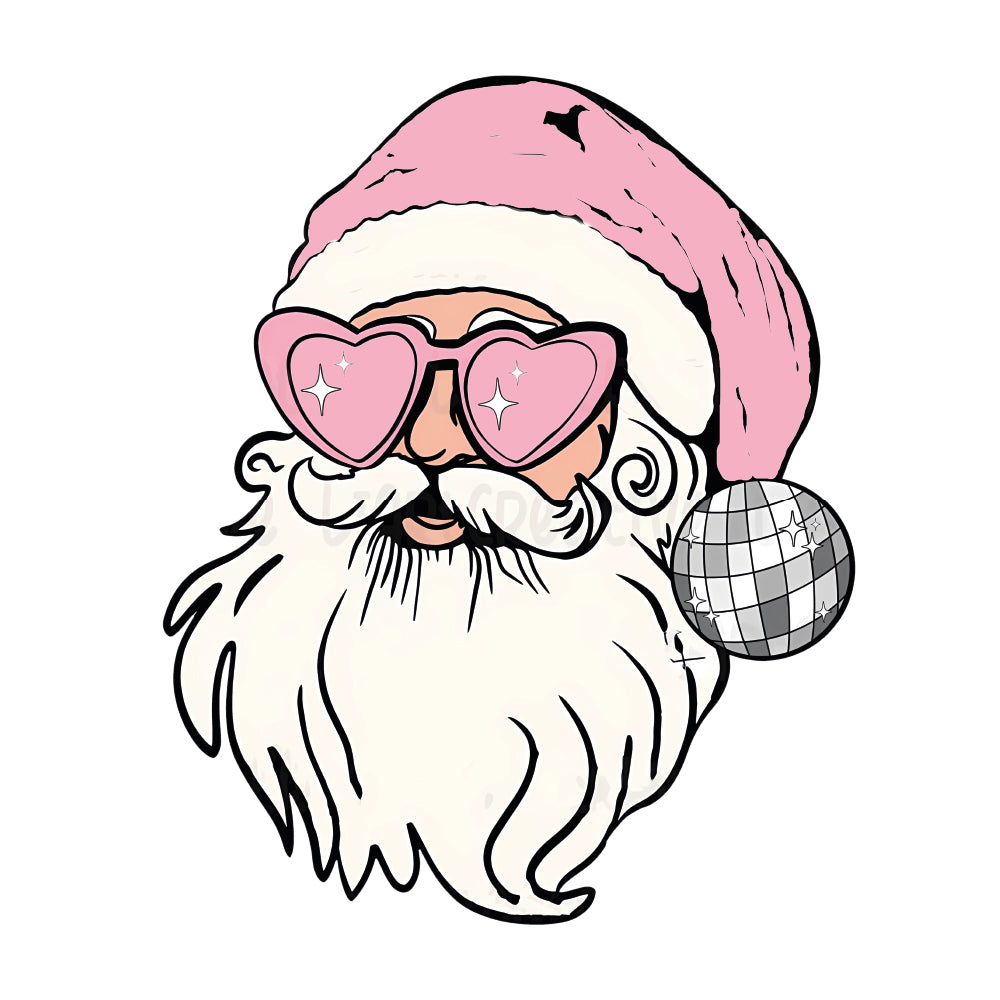 Christmas Santa pink